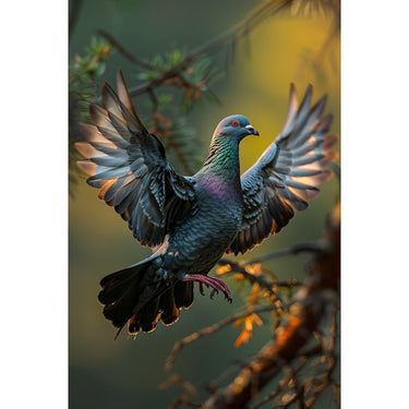 Flying Pigeon Canvas